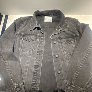 Old Navy Charcoal Denim Blazer